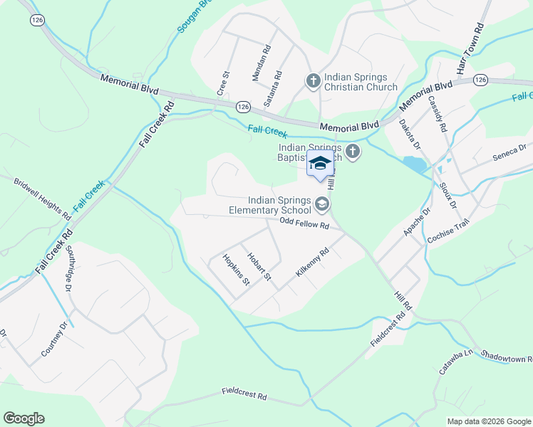 map of restaurants, bars, coffee shops, grocery stores, and more near 5432 Lonesome Pine Road in Kingsport