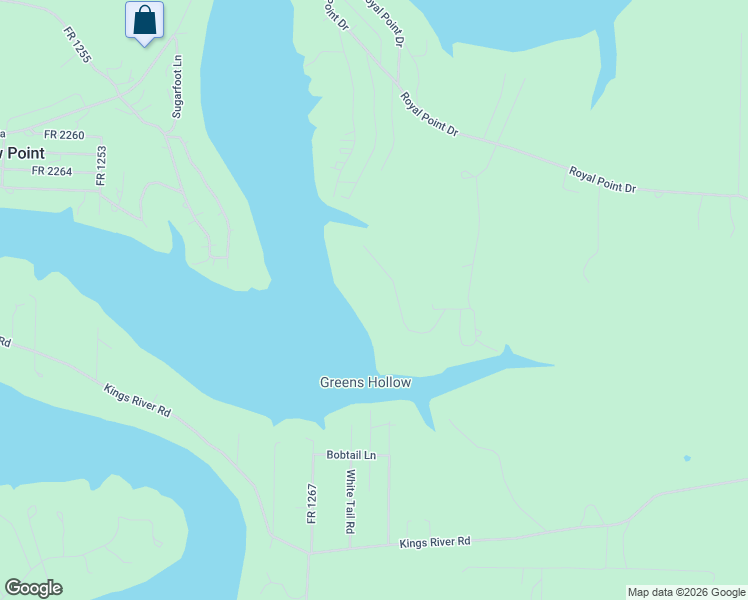 map of restaurants, bars, coffee shops, grocery stores, and more near in Arrow Point