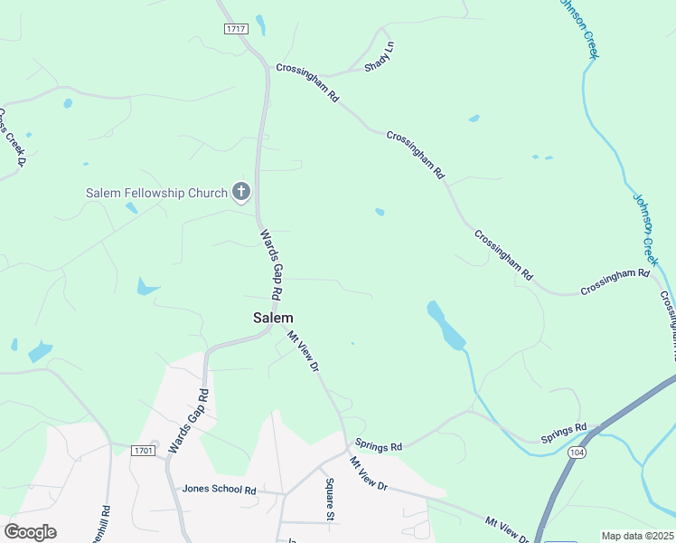 map of restaurants, bars, coffee shops, grocery stores, and more near 175 Sherwood Drive in Mount Airy