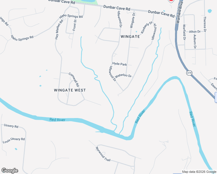 map of restaurants, bars, coffee shops, grocery stores, and more near 536 Idlewood Dr in Clarksville