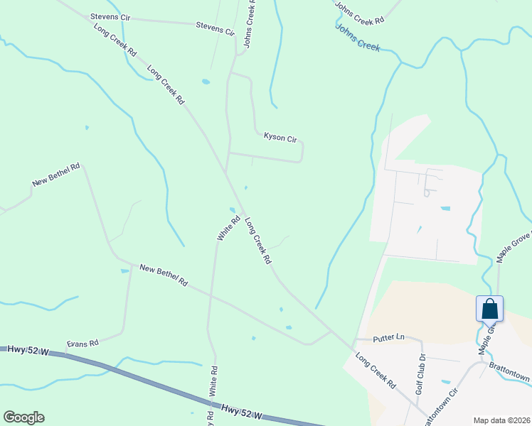 map of restaurants, bars, coffee shops, grocery stores, and more near 912 Long Creek Road in Lafayette