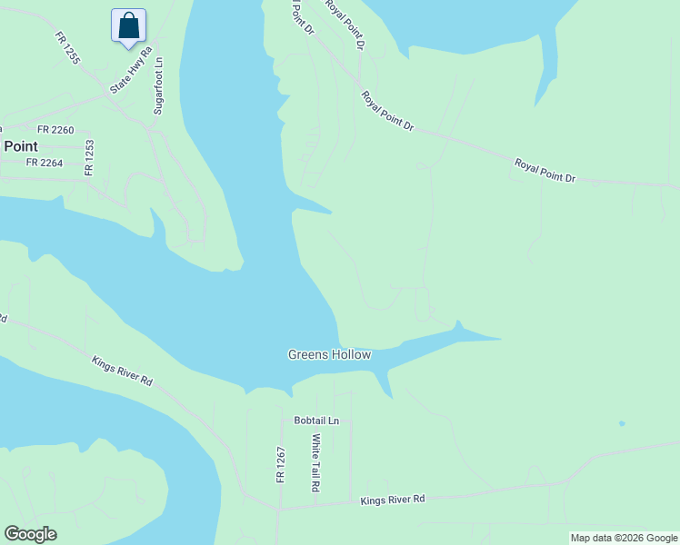 map of restaurants, bars, coffee shops, grocery stores, and more near in Arrow Point