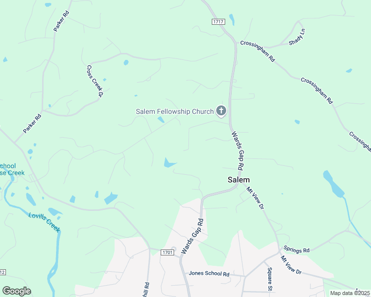 map of restaurants, bars, coffee shops, grocery stores, and more near 143 Ellis Acres Lane in Mount Airy