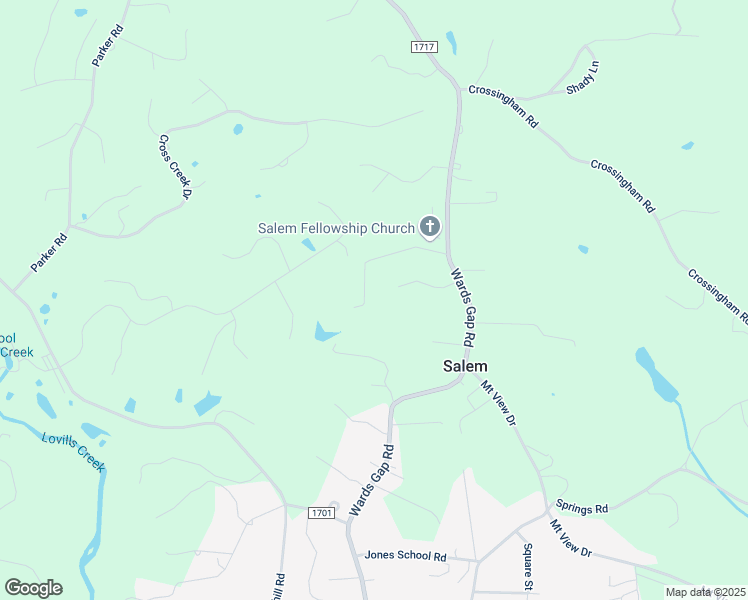 map of restaurants, bars, coffee shops, grocery stores, and more near 143 Ellis Acres Lane in Mount Airy