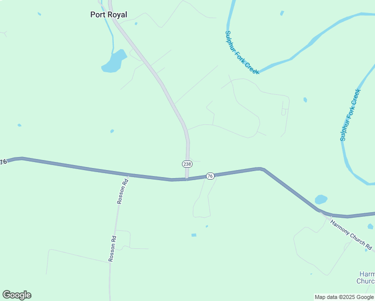 map of restaurants, bars, coffee shops, grocery stores, and more near 3601 Port Royal Road in Adams