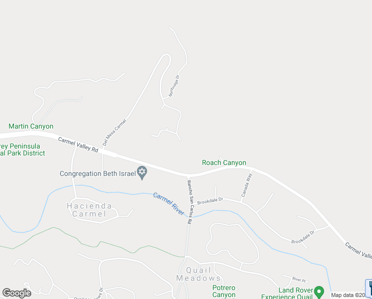 map of restaurants, bars, coffee shops, grocery stores, and more near 154 Del Mesa Carmel in Carmel-by-the-Sea