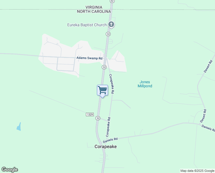 map of restaurants, bars, coffee shops, grocery stores, and more near in Gates County