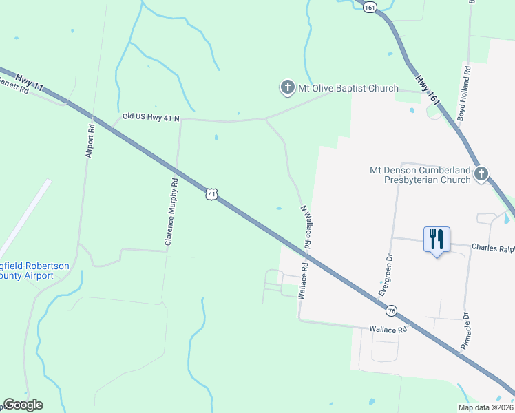 map of restaurants, bars, coffee shops, grocery stores, and more near 5129 U.S. 41 in Springfield