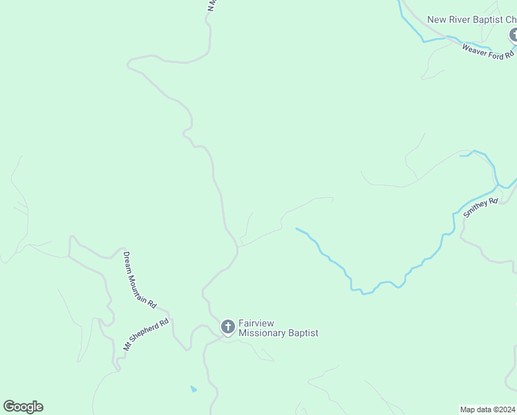 map of restaurants, bars, coffee shops, grocery stores, and more near 121 Fraser Creek Road in Grassy Creek