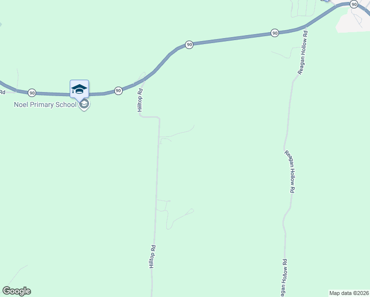 map of restaurants, bars, coffee shops, grocery stores, and more near 412 Hilltop Road in Noel