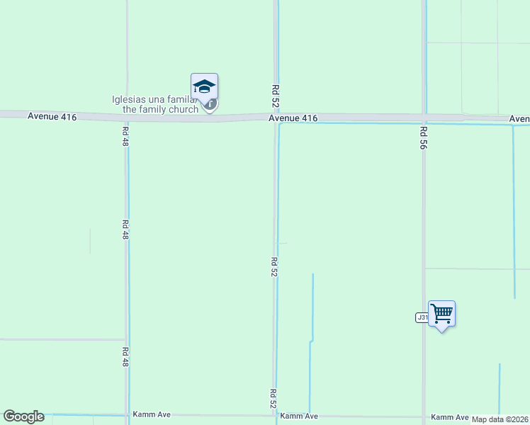map of restaurants, bars, coffee shops, grocery stores, and more near 41339 Road 52 in Reedley