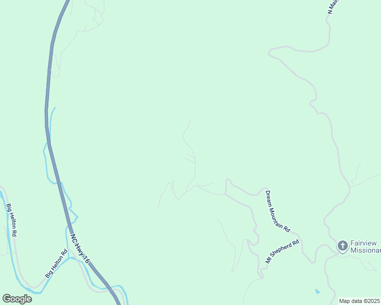 map of restaurants, bars, coffee shops, grocery stores, and more near 1315 Dream Mountain Road in Grassy Creek