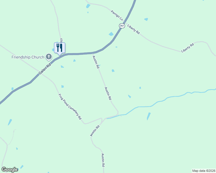 map of restaurants, bars, coffee shops, grocery stores, and more near 303 Austin Road in Lafayette