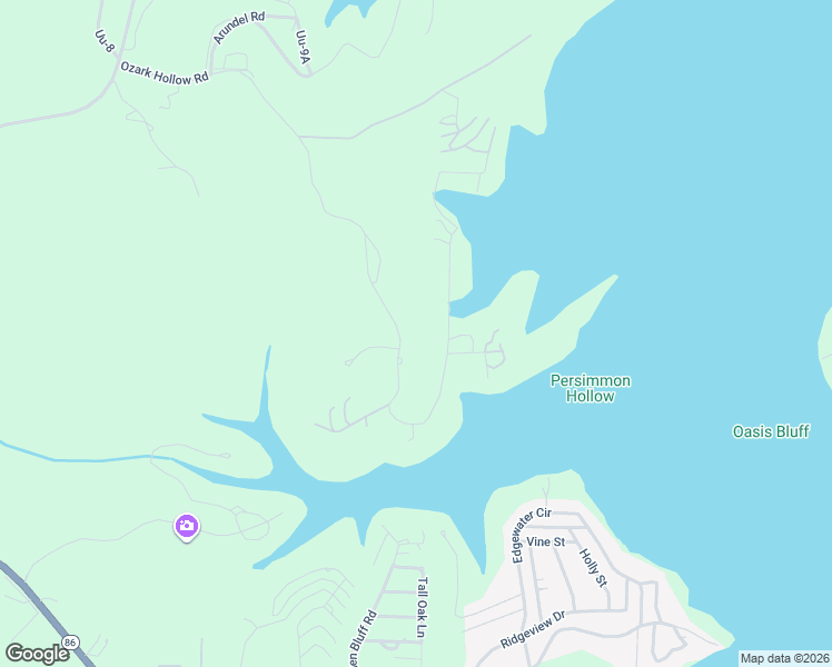 map of restaurants, bars, coffee shops, grocery stores, and more near 1104 Ozark Hollow Road in Blue Eye