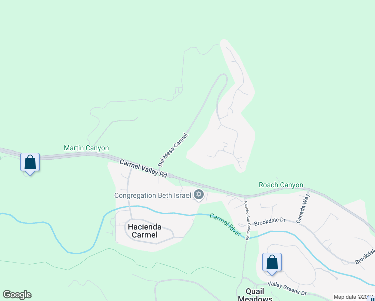 map of restaurants, bars, coffee shops, grocery stores, and more near 34 Del Mesa Carmel in Carmel-by-the-Sea