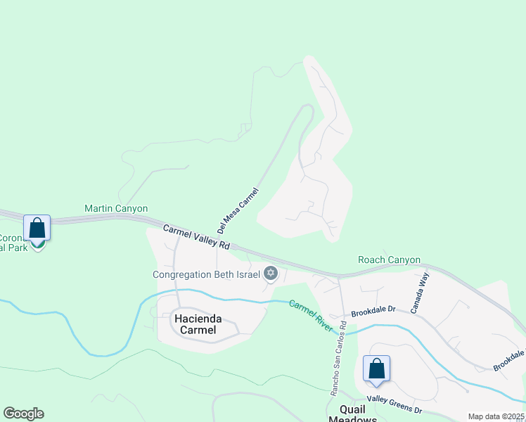 map of restaurants, bars, coffee shops, grocery stores, and more near 2 Del Mesa Carmel in Carmel-by-the-Sea