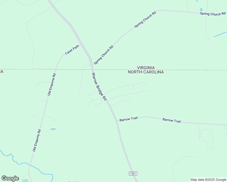 map of restaurants, bars, coffee shops, grocery stores, and more near 146 Berry Scott Trail in Garysburg