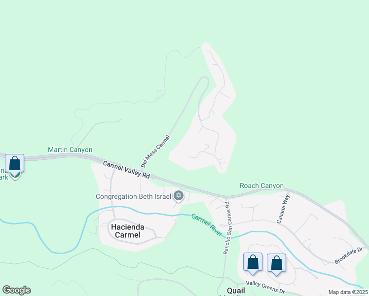 map of restaurants, bars, coffee shops, grocery stores, and more near 10 Del Mesa Carmel in Carmel-by-the-Sea