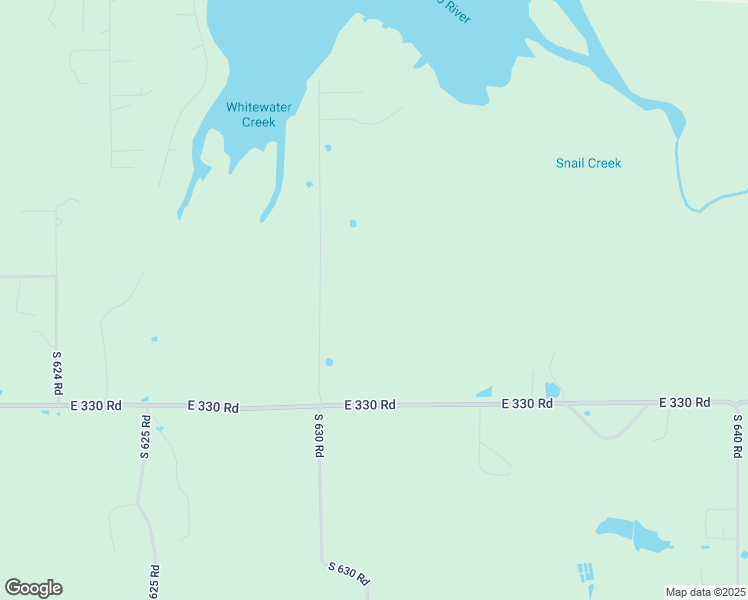 map of restaurants, bars, coffee shops, grocery stores, and more near 63088 East 330 Road in Jay