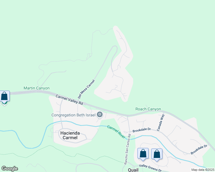 map of restaurants, bars, coffee shops, grocery stores, and more near 10 Del Mesa Carmel in Carmel-by-the-Sea