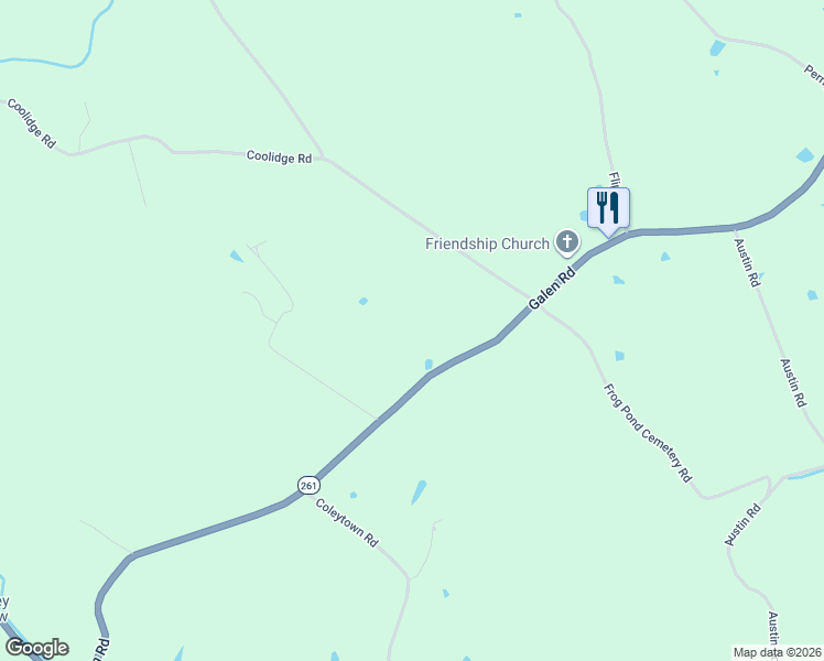 map of restaurants, bars, coffee shops, grocery stores, and more near 3309 Galen Road in Lafayette