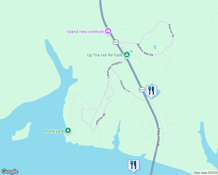map of restaurants, bars, coffee shops, grocery stores, and more near 1 Obey Cabin Road in Byrdstown