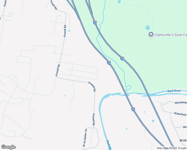 map of restaurants, bars, coffee shops, grocery stores, and more near 1619 Ellie Piper Circle in Clarksville