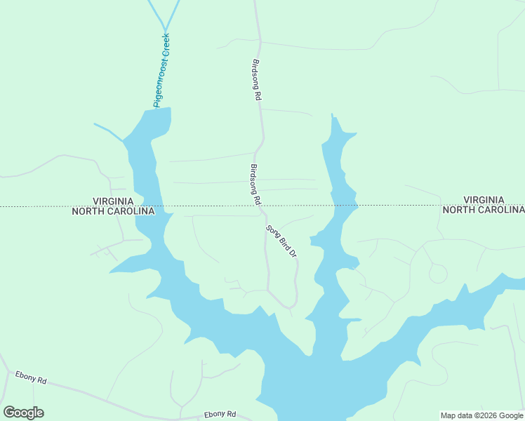 map of restaurants, bars, coffee shops, grocery stores, and more near 3317 Birdsong Road in Ebony