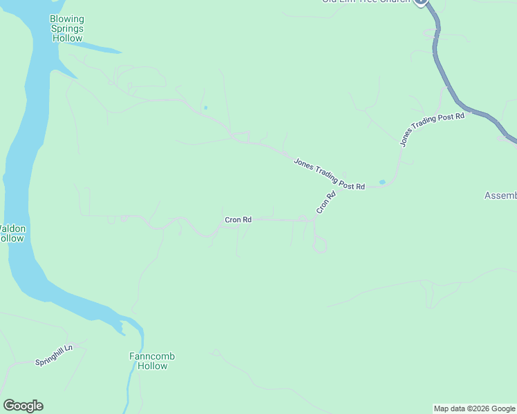 map of restaurants, bars, coffee shops, grocery stores, and more near 349 Cron Road in Lampe