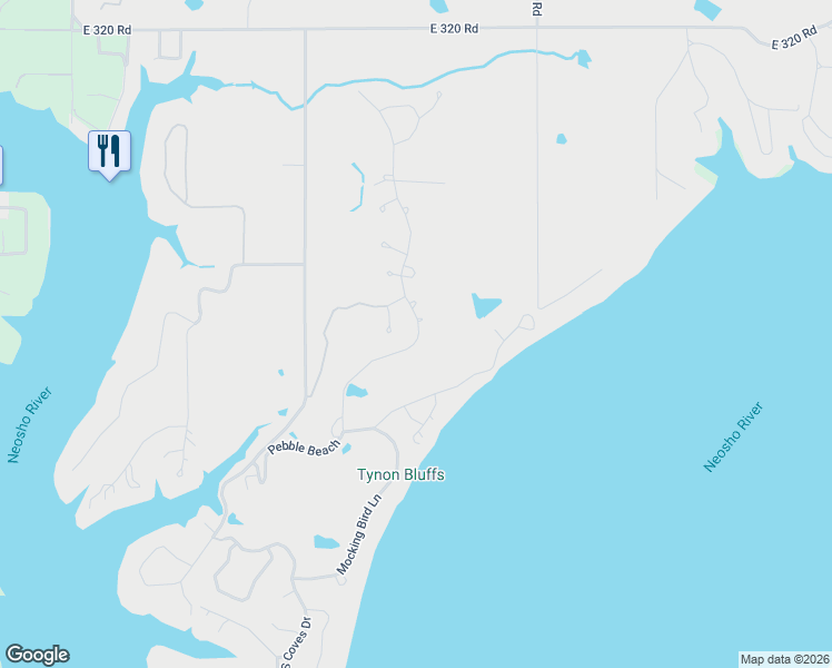 map of restaurants, bars, coffee shops, grocery stores, and more near 32490 Pebble Beach in Grove