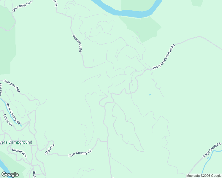 map of restaurants, bars, coffee shops, grocery stores, and more near 2314 Piney Creek School Rd in Piney Creek