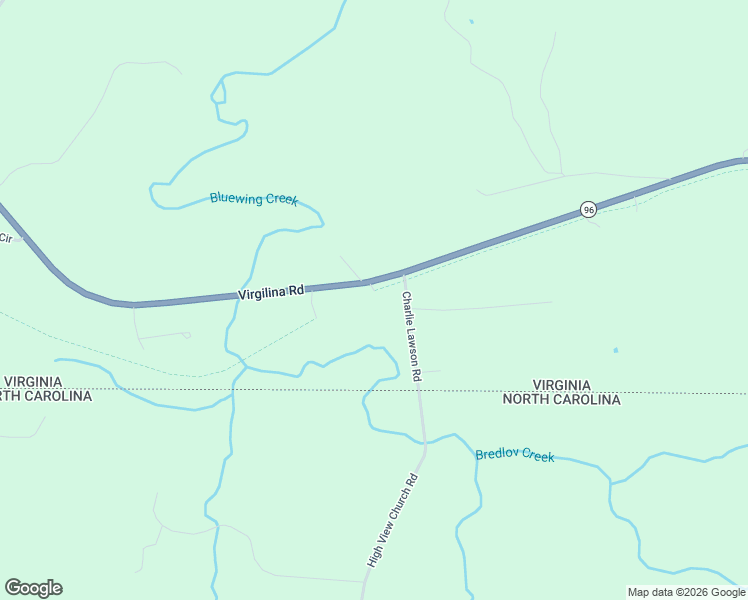 map of restaurants, bars, coffee shops, grocery stores, and more near 5238 Virgilina Road in Virgilina