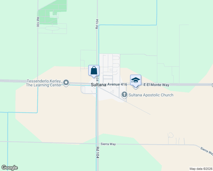 map of restaurants, bars, coffee shops, grocery stores, and more near in Sultana