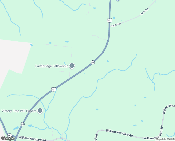 map of restaurants, bars, coffee shops, grocery stores, and more near 4646 U.S. 431 in Springfield