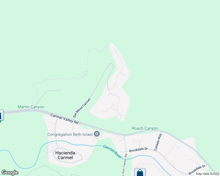 map of restaurants, bars, coffee shops, grocery stores, and more near 225 Del Mesa Carmel in Carmel-by-the-Sea