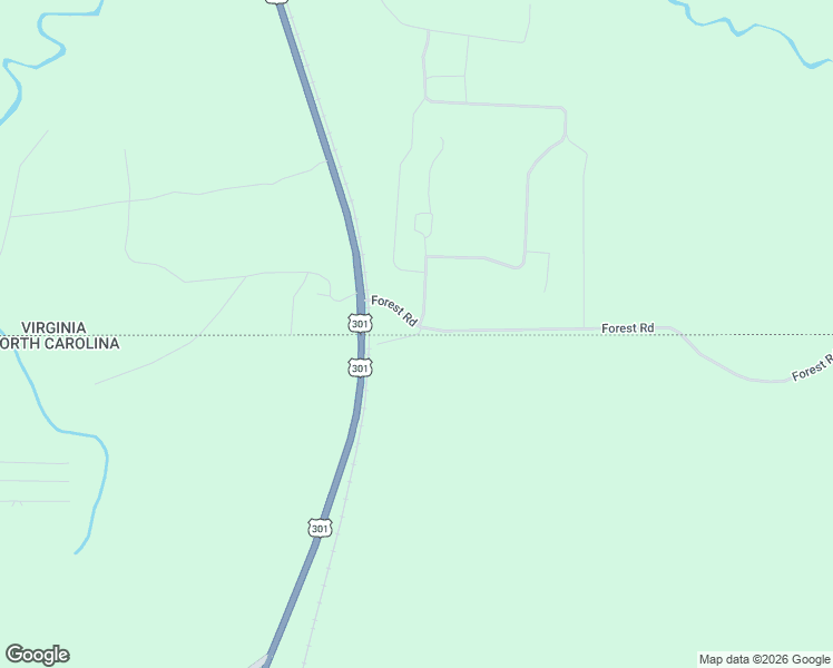 map of restaurants, bars, coffee shops, grocery stores, and more near 0 Forest Road in Emporia