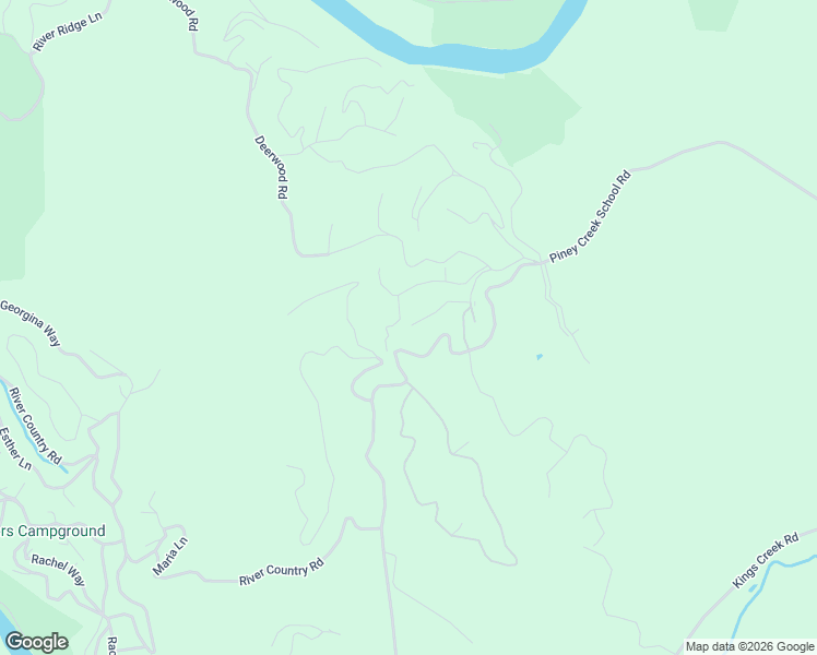 map of restaurants, bars, coffee shops, grocery stores, and more near 341 Raven Road in Piney Creek