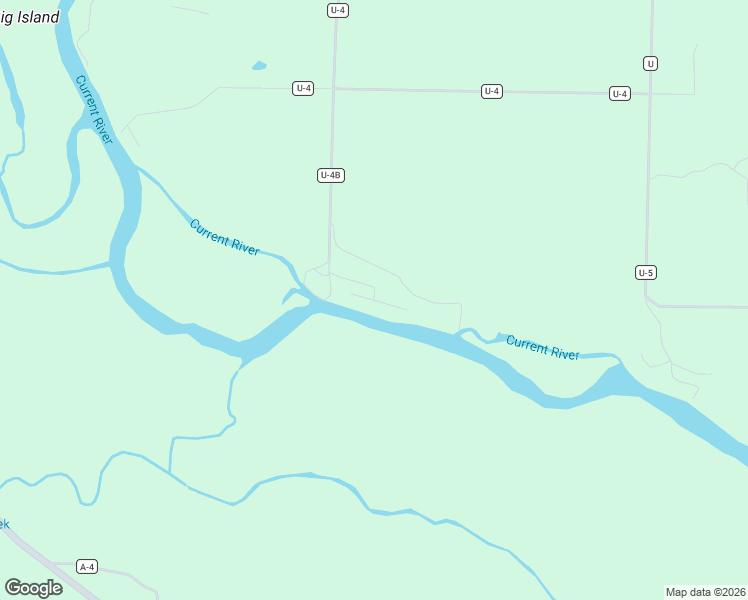 map of restaurants, bars, coffee shops, grocery stores, and more near County Road U-4B in Ripley County
