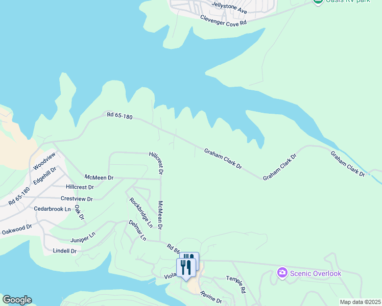 map of restaurants, bars, coffee shops, grocery stores, and more near 1863 Graham Clark Drive in Hollister