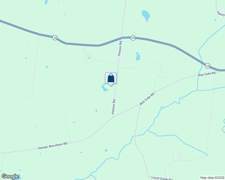 map of restaurants, bars, coffee shops, grocery stores, and more near 5516 Pinson Road in Springfield