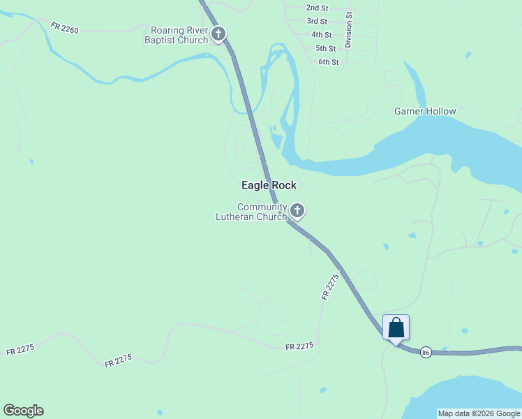 map of restaurants, bars, coffee shops, grocery stores, and more near 18085 Farm Road 2265 in Eagle Rock