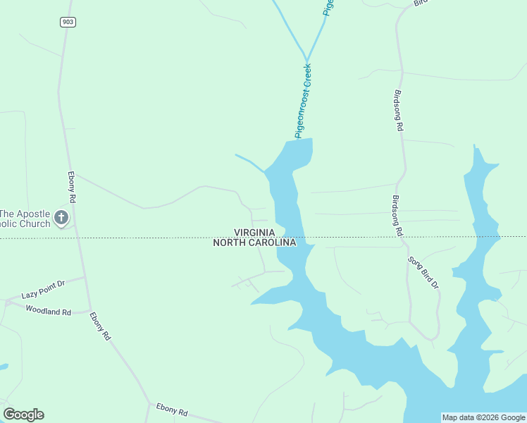 map of restaurants, bars, coffee shops, grocery stores, and more near 677 Pigeon Path in Ebony