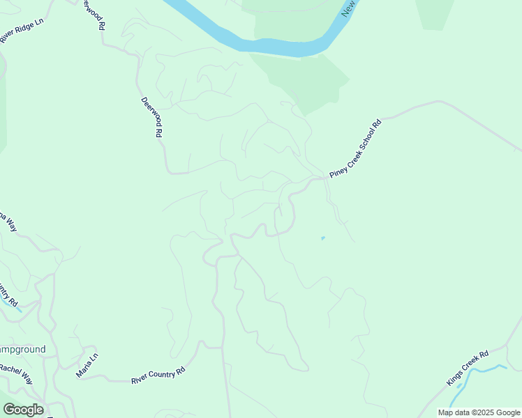 map of restaurants, bars, coffee shops, grocery stores, and more near 209 Raven Road in Piney Creek
