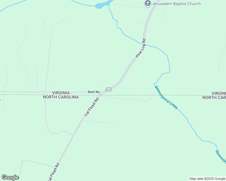 map of restaurants, bars, coffee shops, grocery stores, and more near 5600 Pine Log Road in Emporia