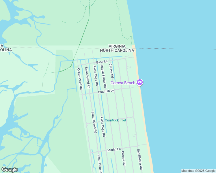 map of restaurants, bars, coffee shops, grocery stores, and more near 2377 Ocean Sands Road in Corolla