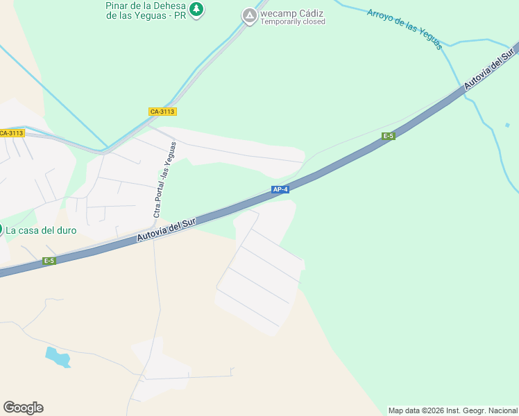map of restaurants, bars, coffee shops, grocery stores, and more near 64 Diseminado Meinadier in Puerto Real