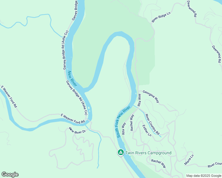 map of restaurants, bars, coffee shops, grocery stores, and more near 1863 Garvey Bridge Road in Crumpler