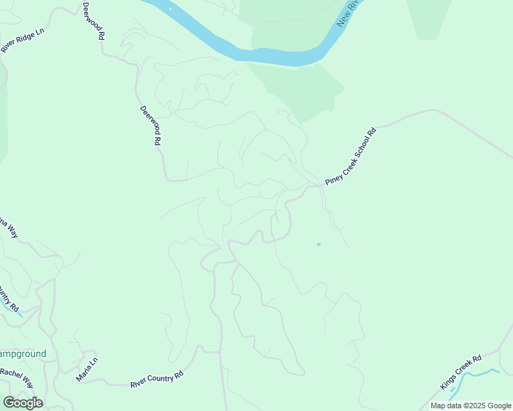 map of restaurants, bars, coffee shops, grocery stores, and more near 209 Raven Road in Piney Creek