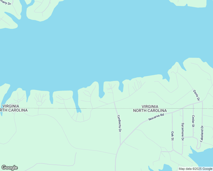 map of restaurants, bars, coffee shops, grocery stores, and more near 371-389 Timbuctu Drive in Boydton