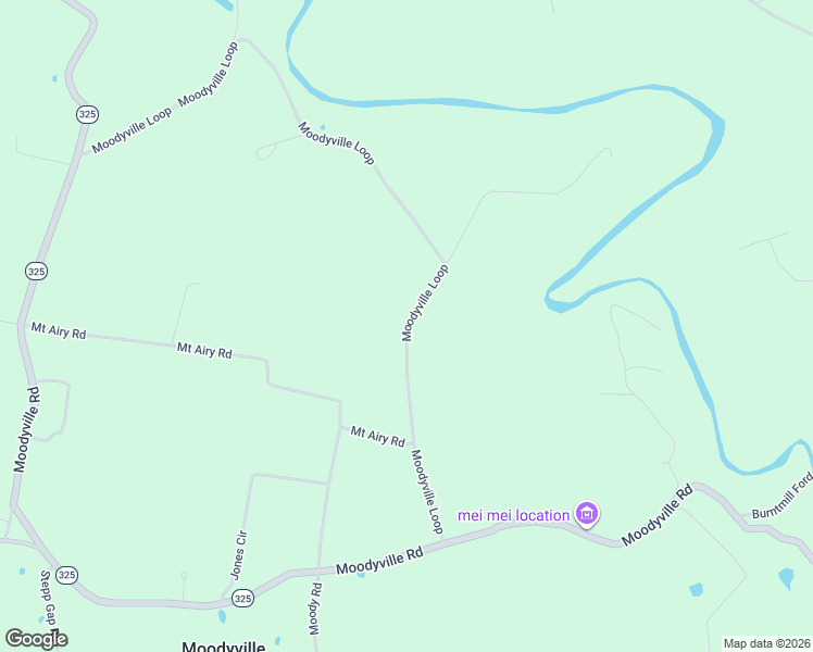 map of restaurants, bars, coffee shops, grocery stores, and more near 1301-1399 Moodyville Loop in Byrdstown